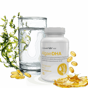 Vegan capsules for Omega 3 with DHA and EPA