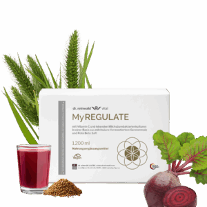 Probiotischer Drink für die Darmflora aus fermentierten Gesternmalz und Rote Beete Saft