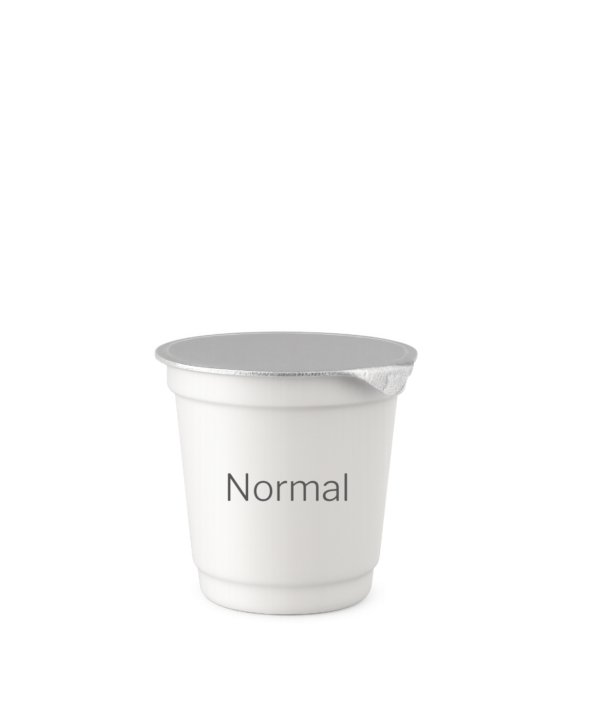 Herkömmliches Joghurt mit wenig Bakterienstämmen