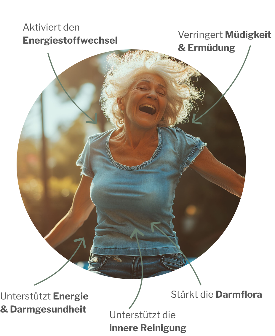 Darmsanierung und Darm aufbauen und gleichzeitig Entgiftung pushen mit Darmenergie-Paket