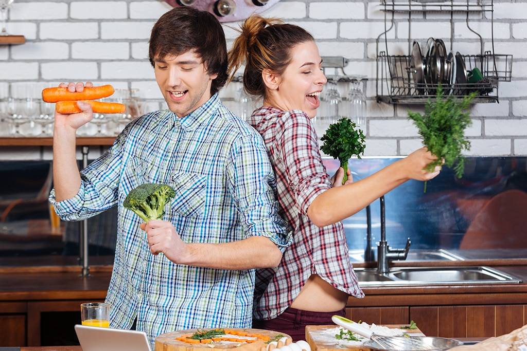 Vegan, schlank und fit