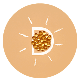Vitamin D 3 in Kombination mit Vitamin K2 zur Verstärkung des Effekts