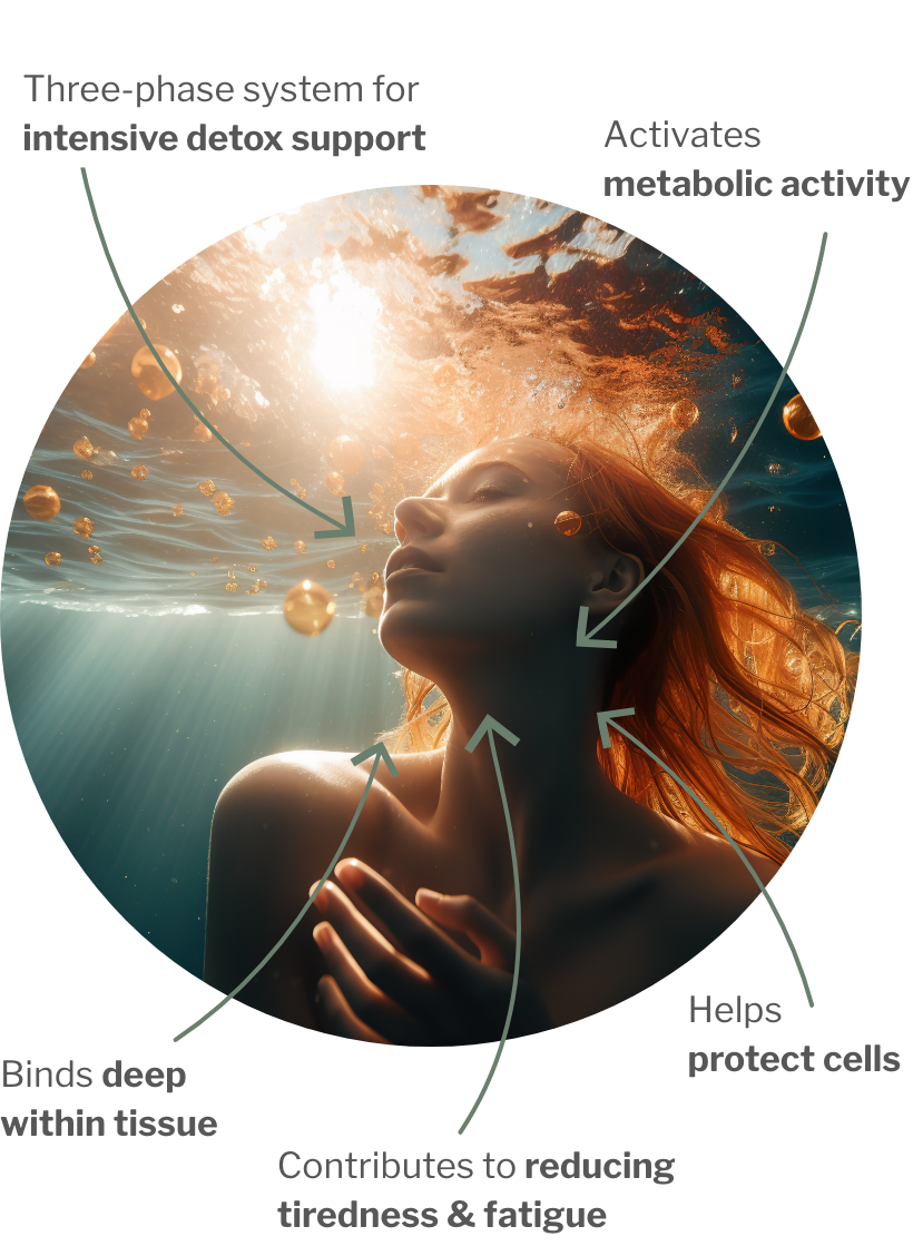 Usage of Intensive Cellular Detox Program – Three-step system for deep cell cleansing