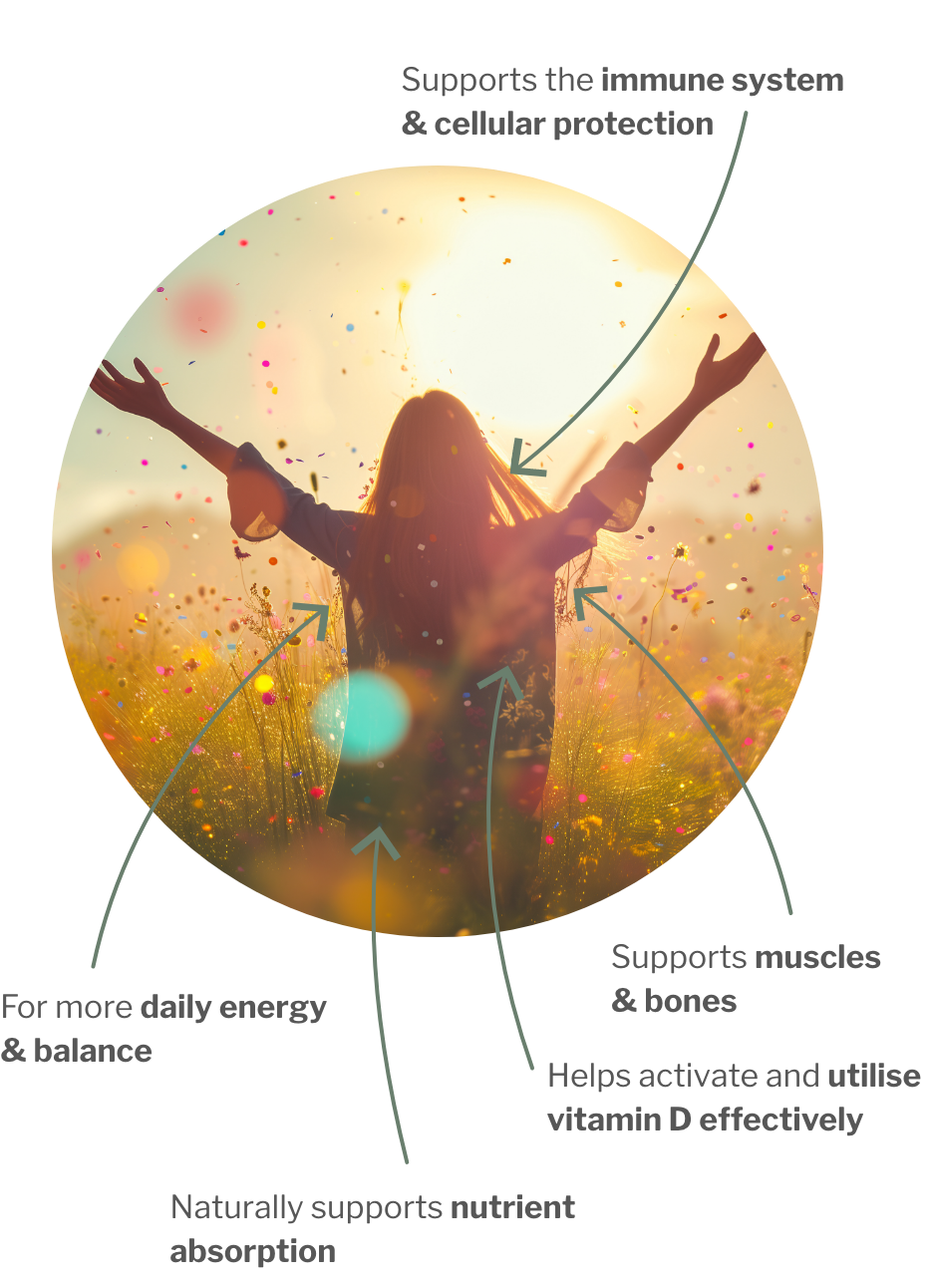 Usage of VitaDK plus – Vitamin D3 complex with K2 and magnesium