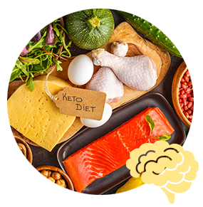 Ketogene Ernährung für Gehirn